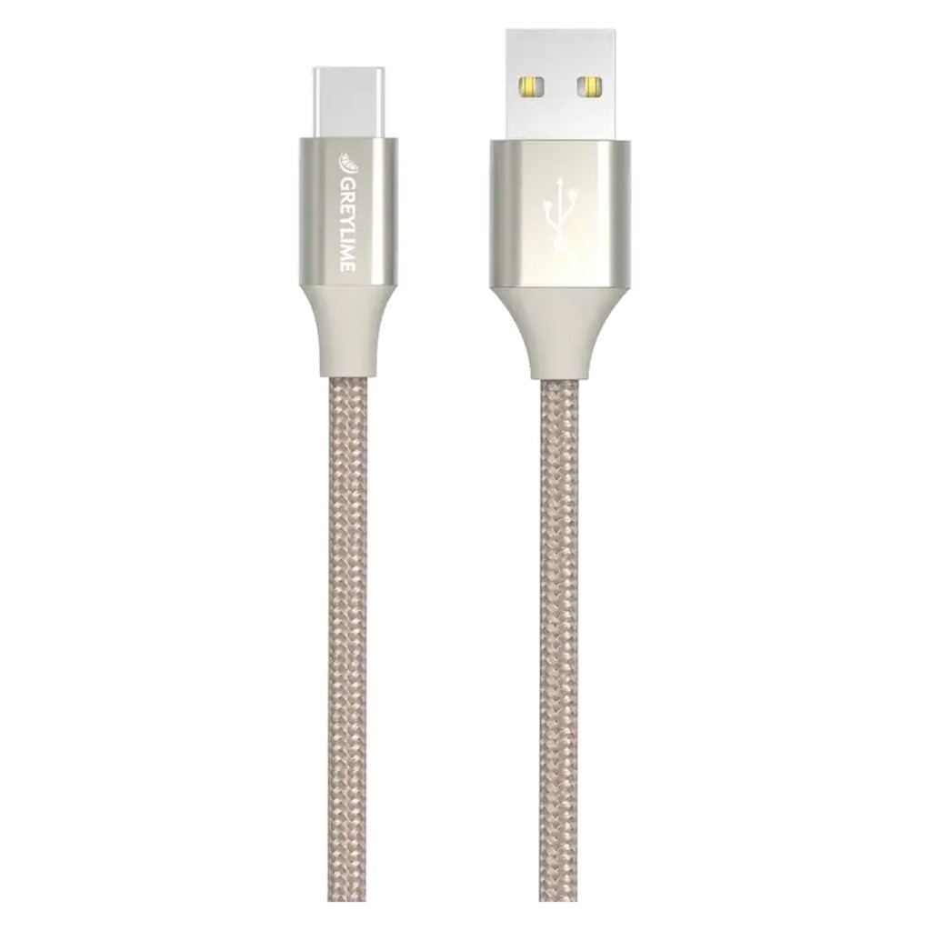 GreyLime USB til USB-C kabel, beige, 2 m