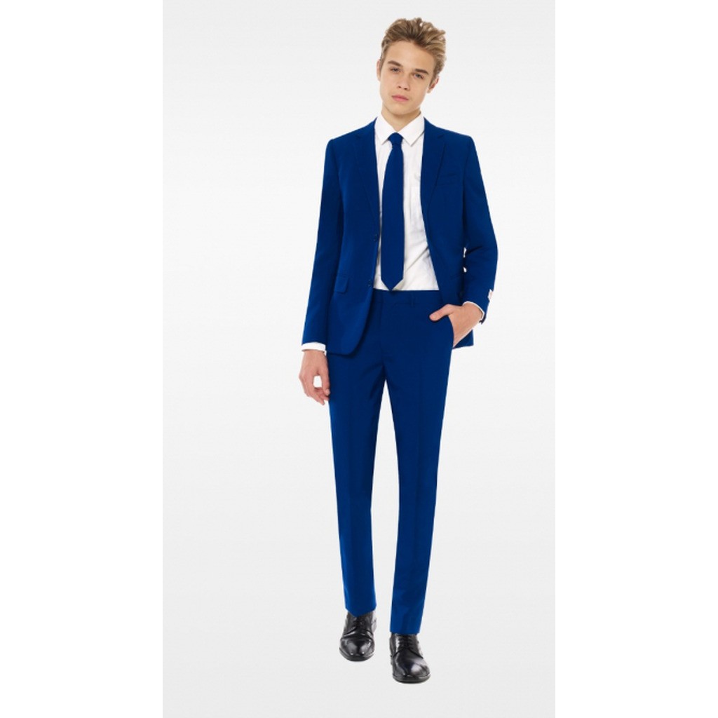 OppoSuits Teen Boys Navy Royale M