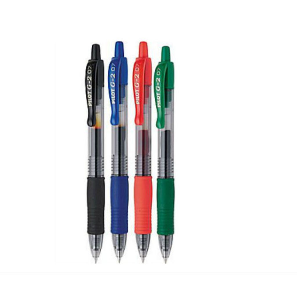 Pilot Gelpen m/klik G-2 0,7 rød - 12 stk
