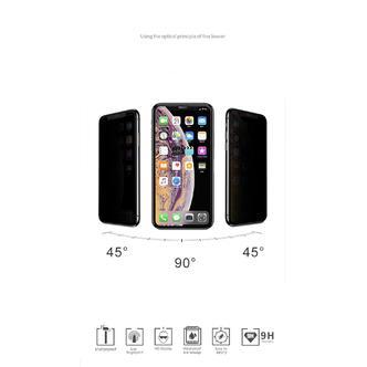 SERO skærmbeskyttelse af hærdet glas (Privacy) til iPhone 14 Pro Max 6.7" sort