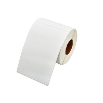 Zebra Termisk Papirlabel, Kompatibel, 100 mm x 150 mm, 500 stk, Sort på Hvid