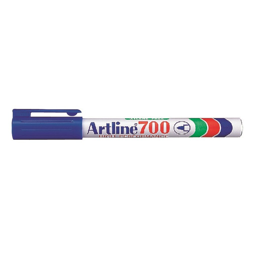 Artline Marker 700 Permanent 0.7 Blå, 12 stk