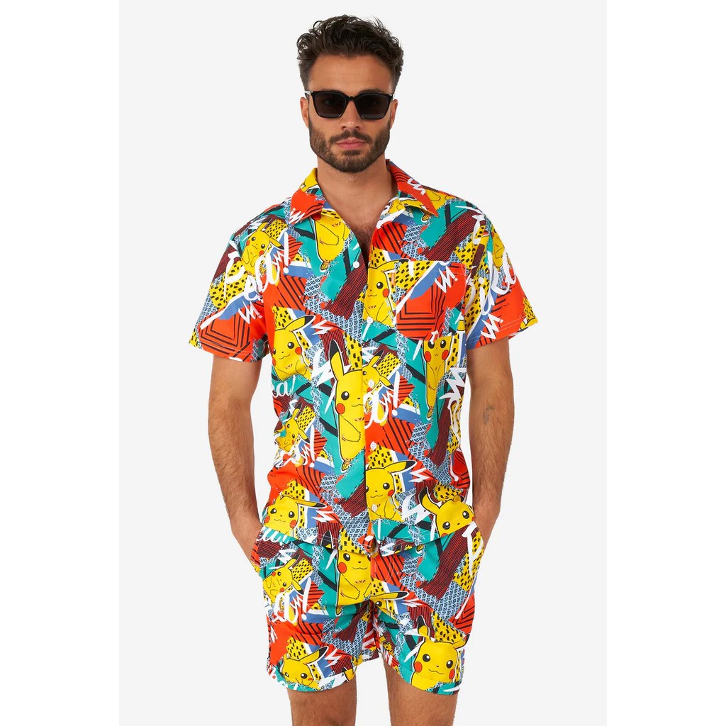OppoSuits - Pika Pikachu, Summer sæt XXL