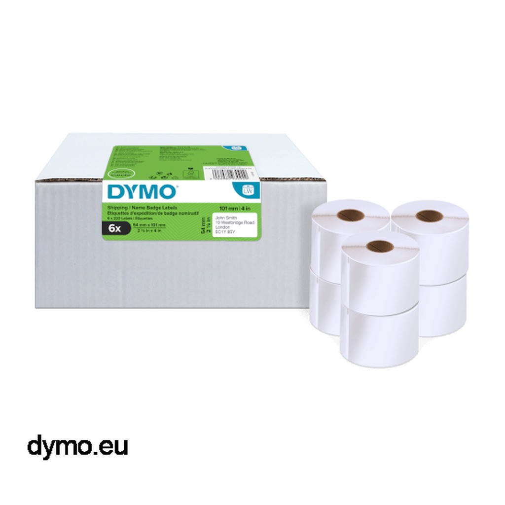Label Ship/naming 54x101 perm white 220 pcs (6 rolls)