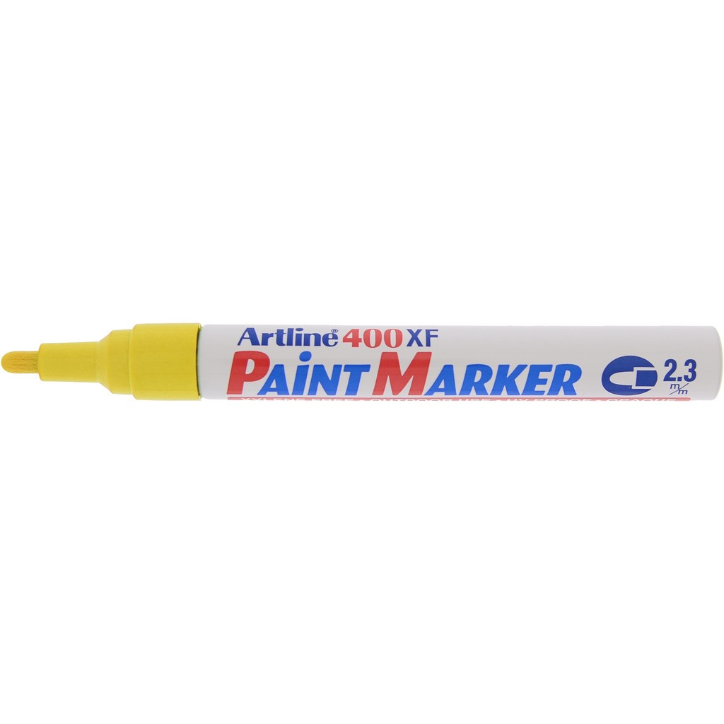 Artline Marker 400XF Paint Gul, 12 stk