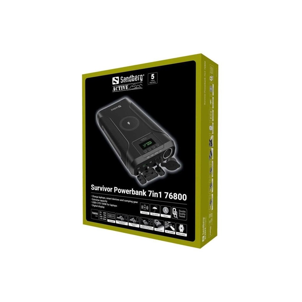Sandberg Survivor Powerbank 7in1 76800