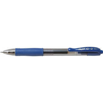 Pilot Gelpen m/klik G-2 0,7 blå - 12 stk