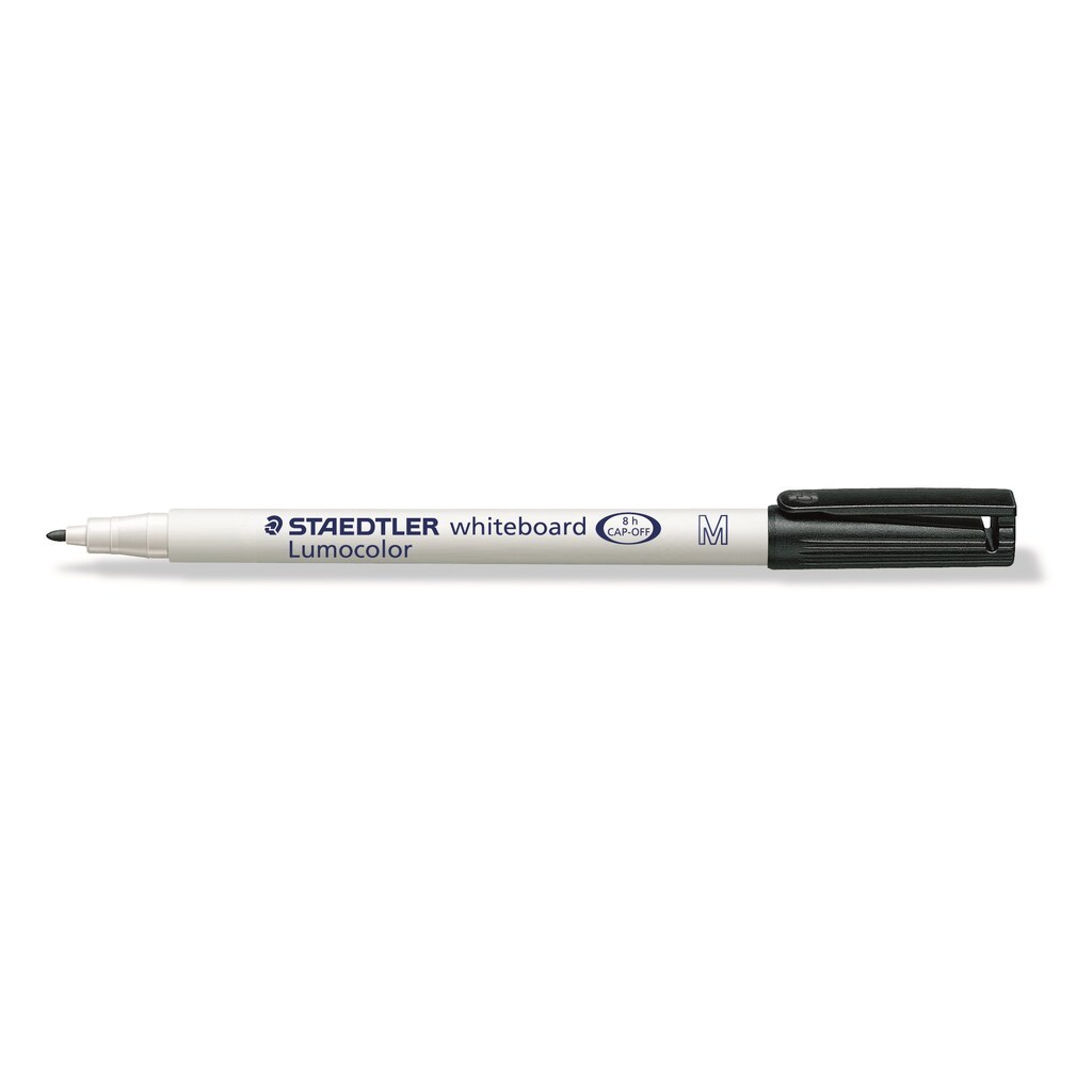Staedtler WB Marker Lumocolor, 1 mm, sort, 10 stk