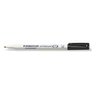Staedtler WB Marker Lumocolor, 1 mm, sort, 10 stk