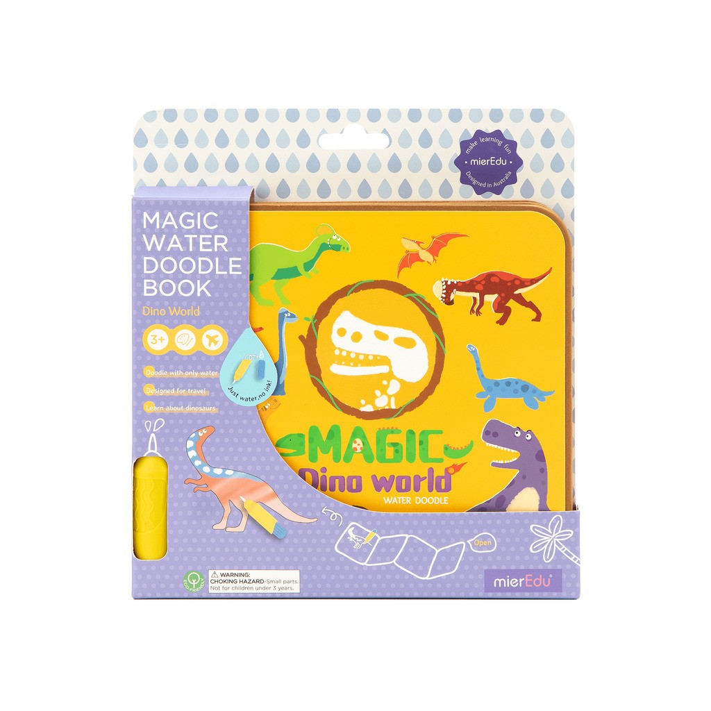 Vand malebog fra mierEdu - Dino world