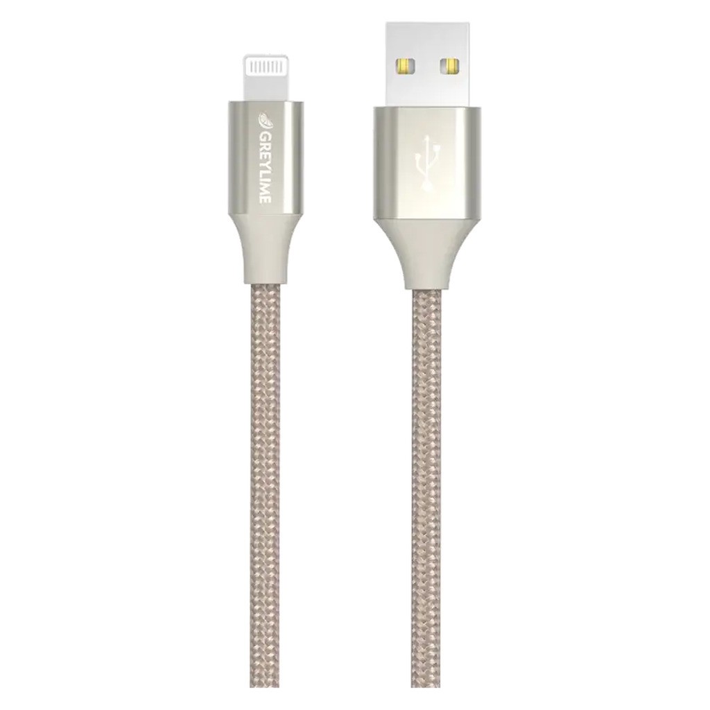 GreyLime USB - lightning kabel, beige, 1 m
