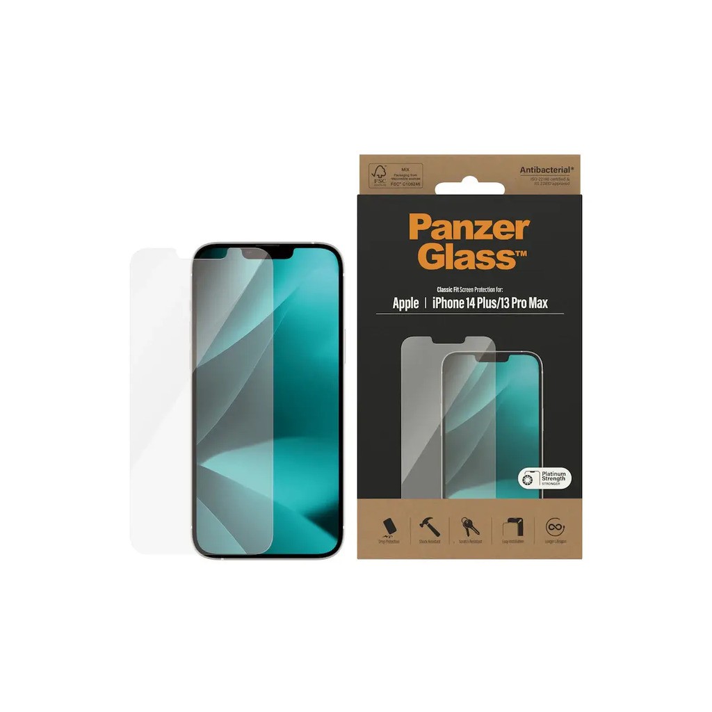 PanzerGlass iPhone 14 Plus/13 Pro Max Privacy Antibakteriel
