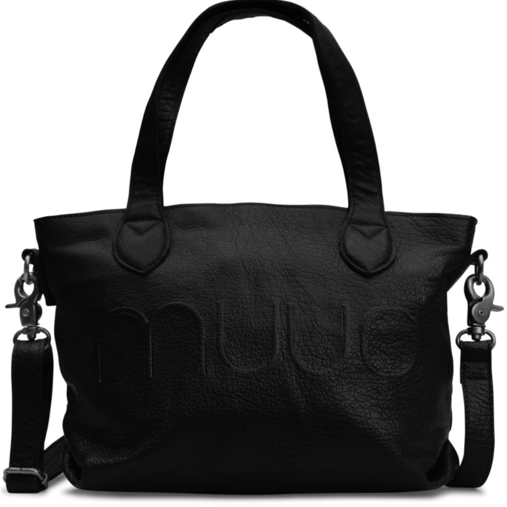 muud Laura mini taske, læder, sort
