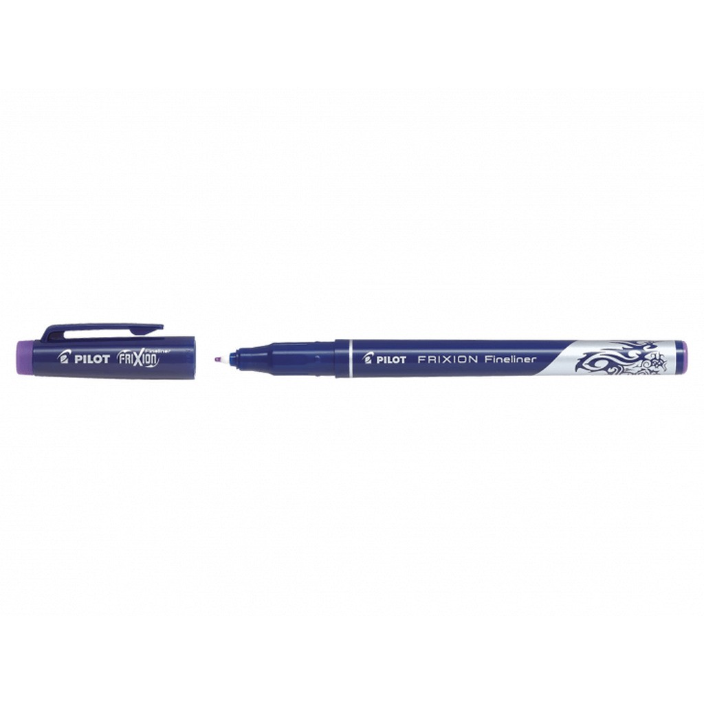 Pilot Frixion Fineliner 1,3 Udviskbar Kuglepen, 12 stk, Lilla