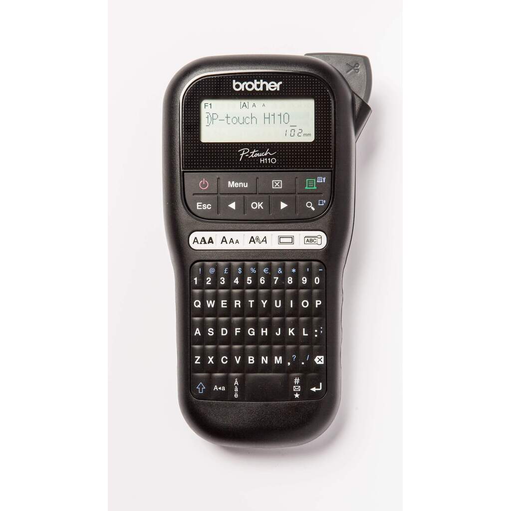 Brother PTH110 Labelling Maskine Portable, sort