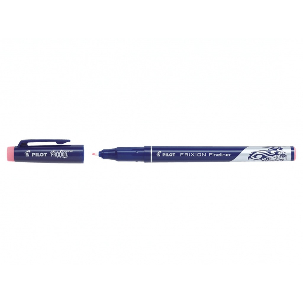 Pilot Frixion Fineliner 1,3 Udviskbar Kuglepen, 12 stk, Lys Rosa