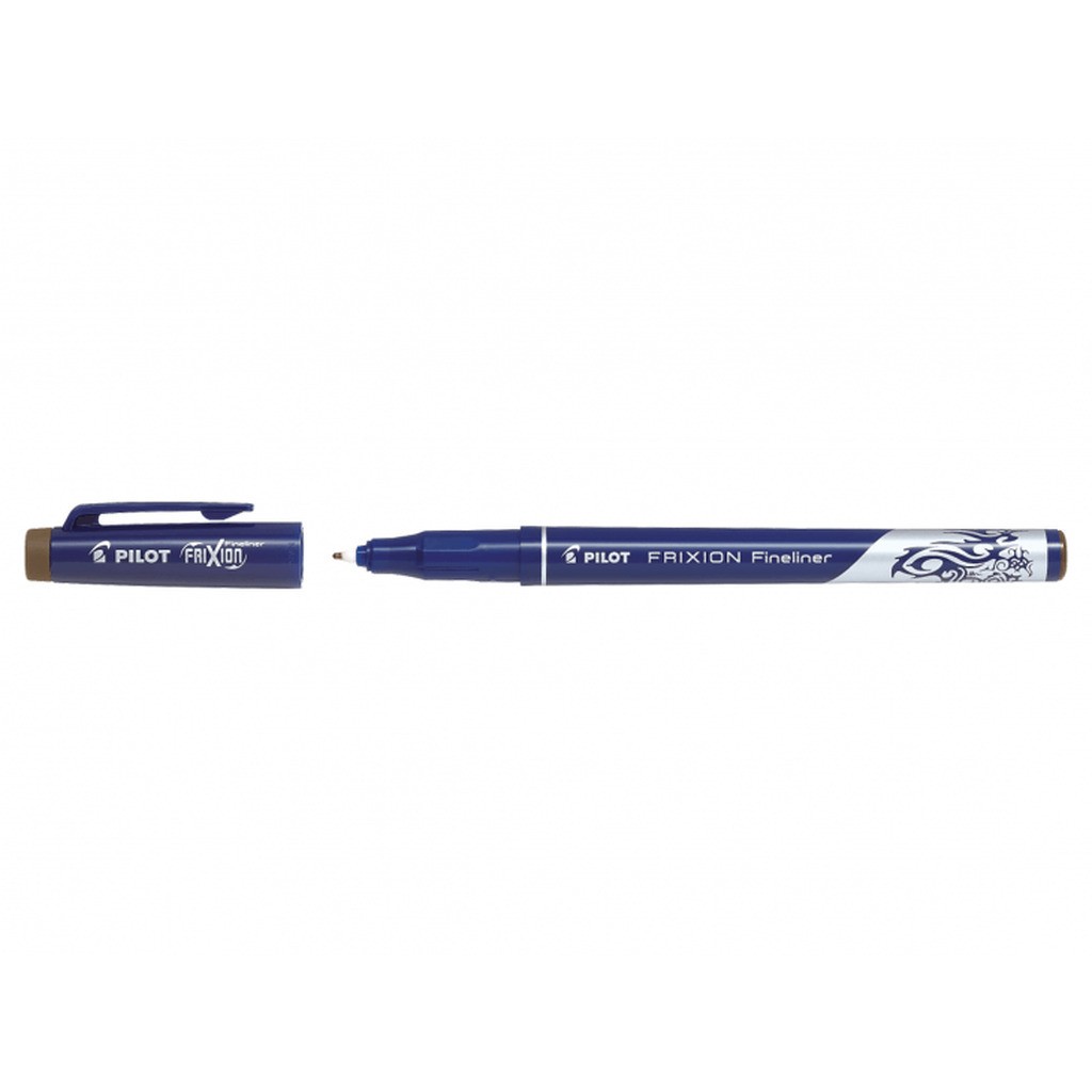 Pilot Frixion Fineliner 1,3 Udviskbar Kuglepen, 12 stk, Brun