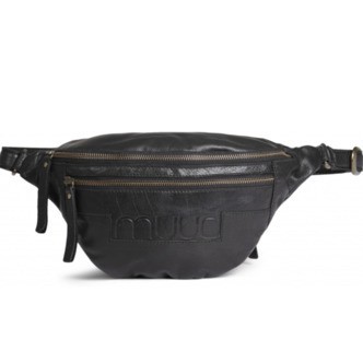 muud Vegas bumbag, læder, sort