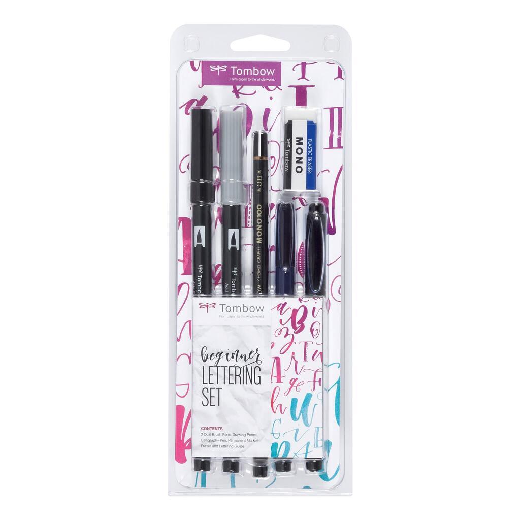 Tombow Hand Lettering Set Beginner, 6 produkter og guide til håndskrift