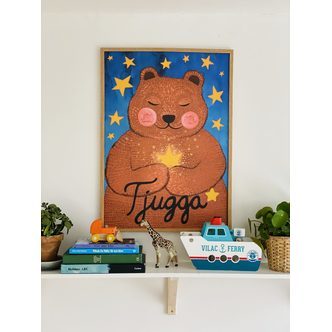 Plakat med Tjugga og stjernestøv