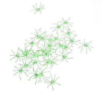 Selvlysende Edderkopper. Perfekt til Halloween. 30 stk