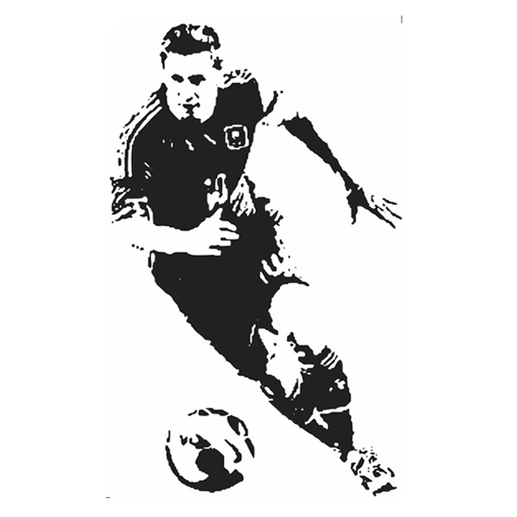 Lionel Messi wallsticker. 85.5x53cm