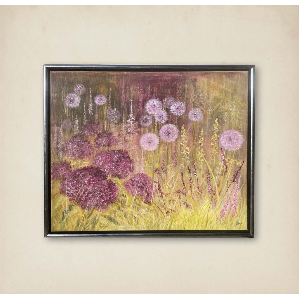 Blomster - Unika Maleri af Etly Klarborg