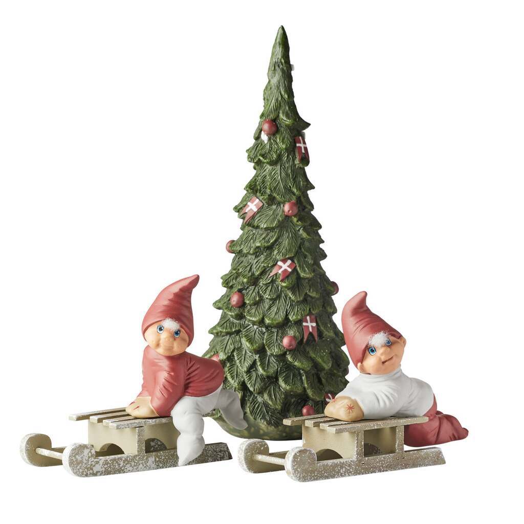 Carl & Johanne Klarborg Nisser m. Juletræ