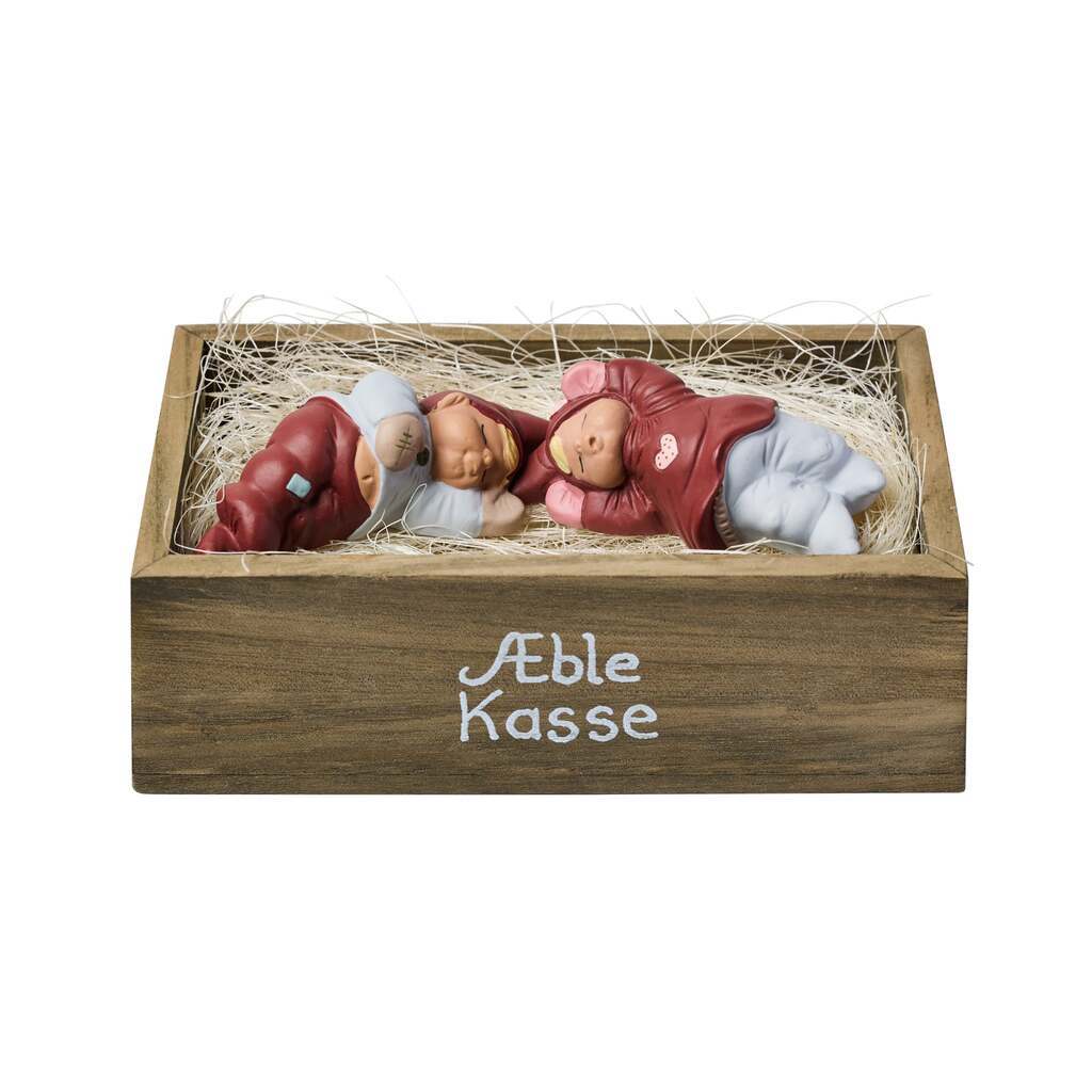 Adam & Annika Klarborg Nisser i Æblekasse