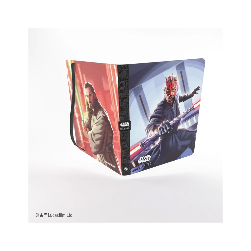 18-Pocket Album - Qui-Gon Jinn & Darth Maul - Star Wars Unlimited - GameGenic
