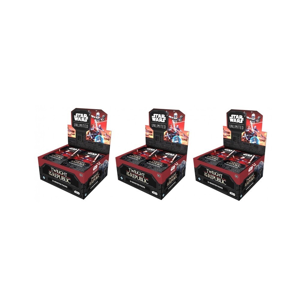 3x Twilight of the Republic Booster Display - Star Wars Unlimited
