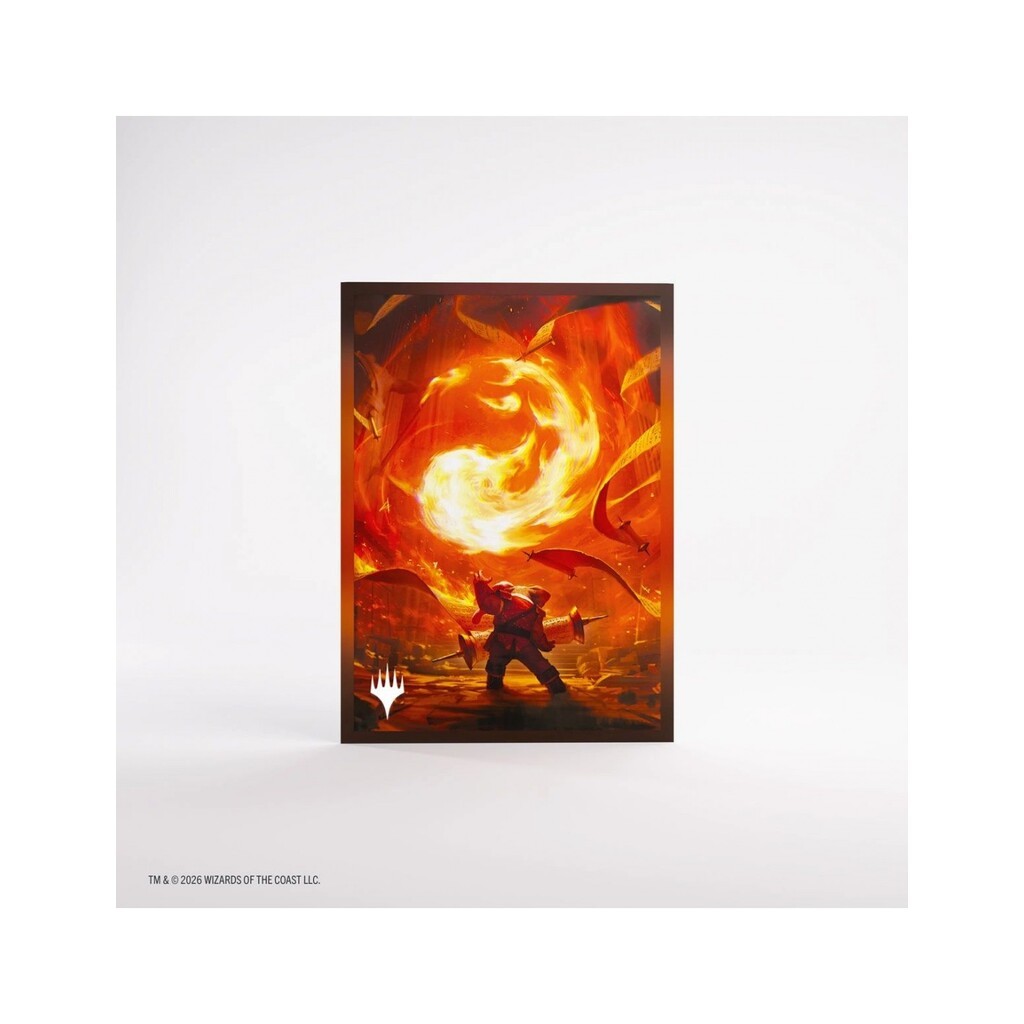 Mountain - Secrets of Strixhaven - Art Sleeves - 105 stk - plastiklommer - Magic the Gathering - Gamegenic