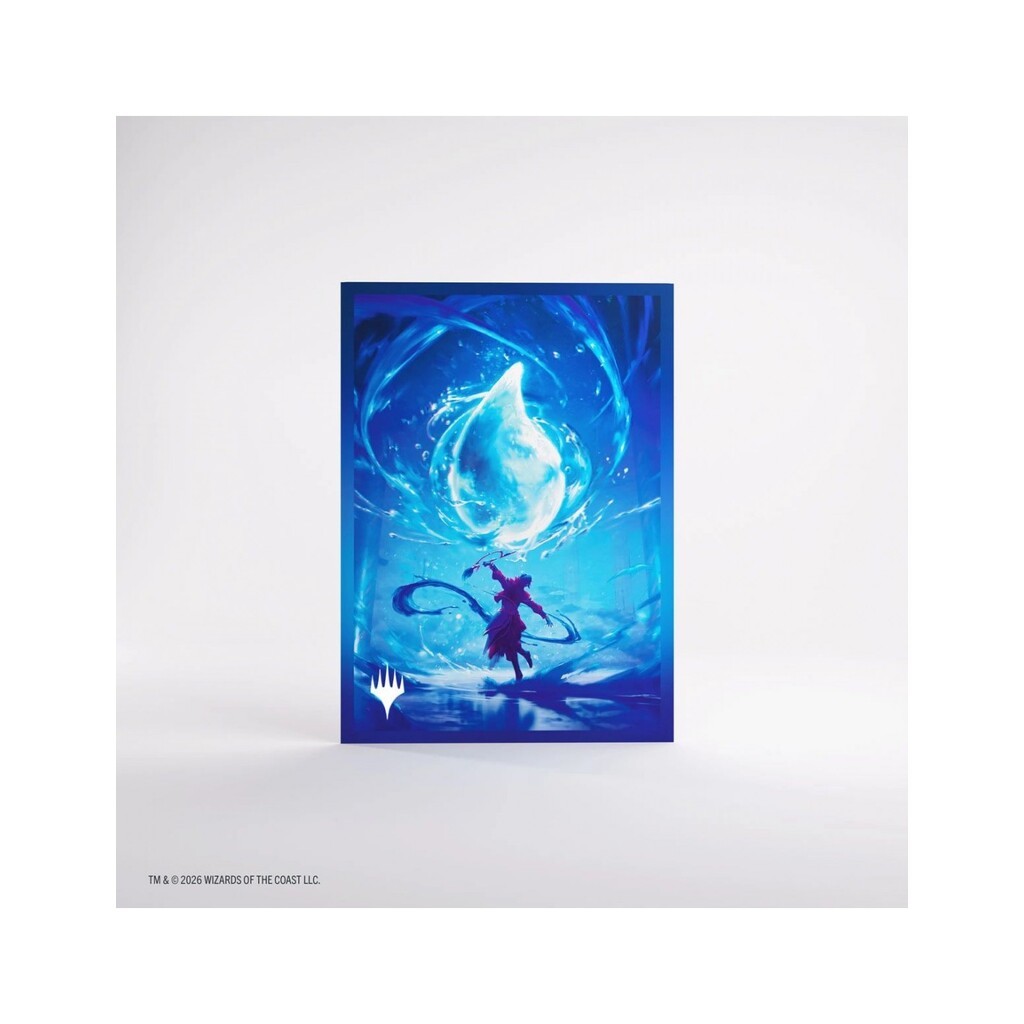 Island - Secrets of Strixhaven - Art Sleeves - 105 stk - plastiklommer - Magic the Gathering - Gamegenic