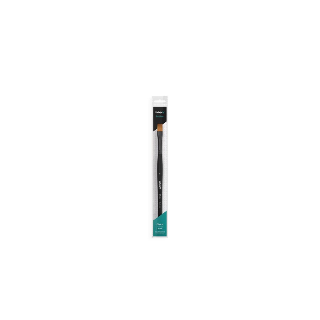 Effects Brush - Størrelse 8 - Flat Rectangular Brush - Vallejo