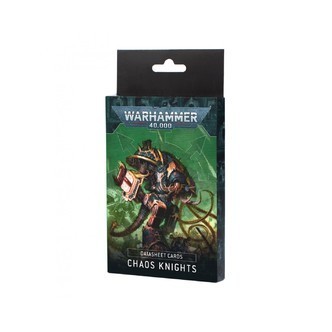 Datasheet Cards - Chaos Knights - Warhammer 40.000 - Games Workshop
