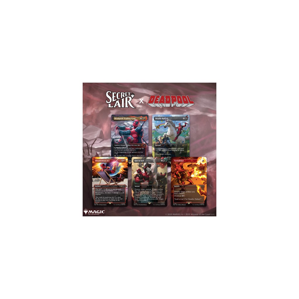 Secret Lair X Marvels Deadpool - Magic the Gathering
