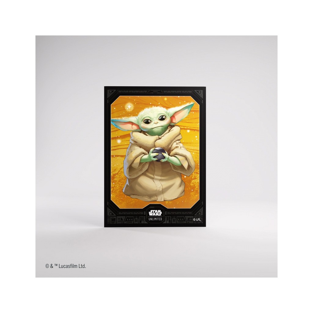 Art Sleeves - Grogu - 60 stk - plastiklommer - Star Wars Unlimited - Gamegenic