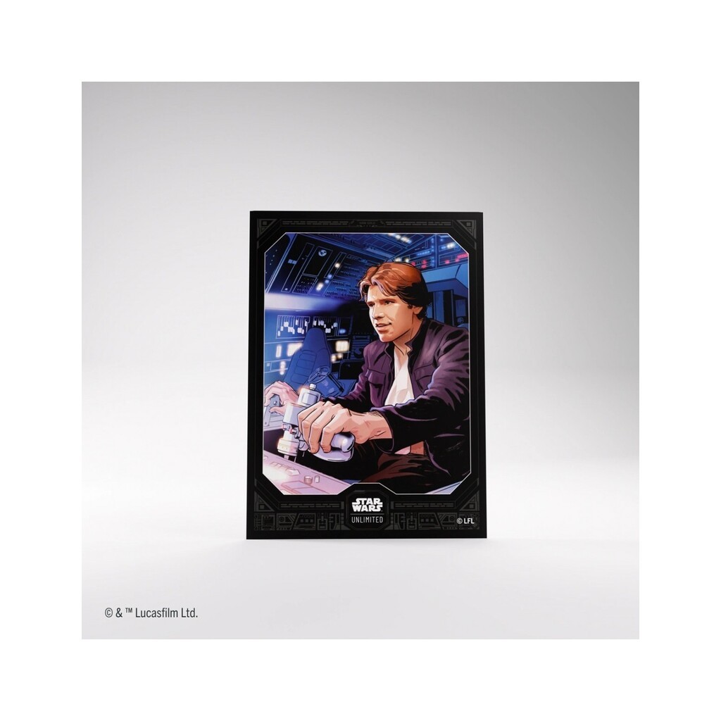 Art Sleeves, Han Solo - 60 stk - plastiklommer - Star Wars Unlimited - Gamegenic