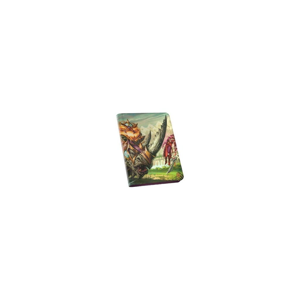 18-pocket ZipFolio 360 Xenoskin - Skirmish Rhino - Tarkir: Dragonstorm - Ultimate Guard
