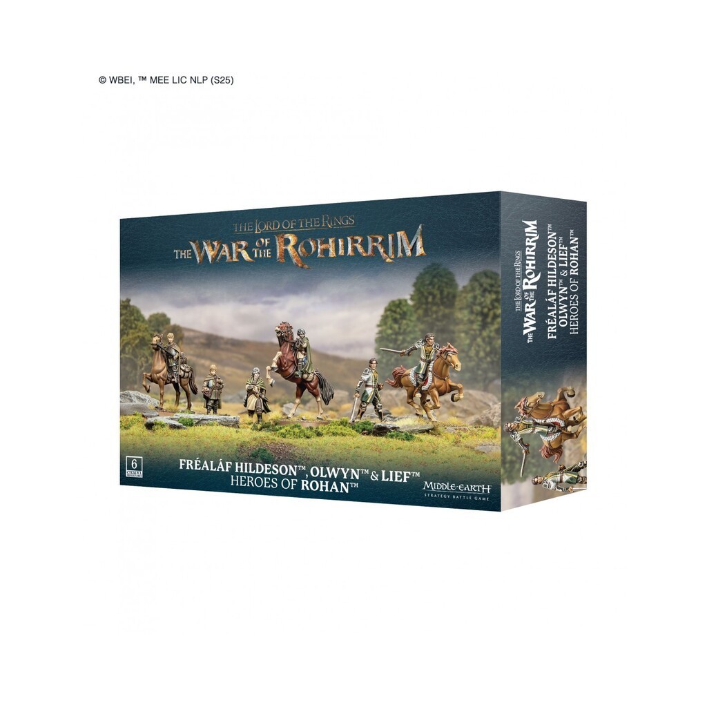 Fréaláf Hildeson, Olwyn & Lief - Heroes of Rohan - Middle Earth Strategy Battle Game - Games Workshop