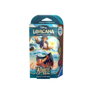Azurite Sea Starter Deck - Amber & Ruby - Disney Lorcana TCG