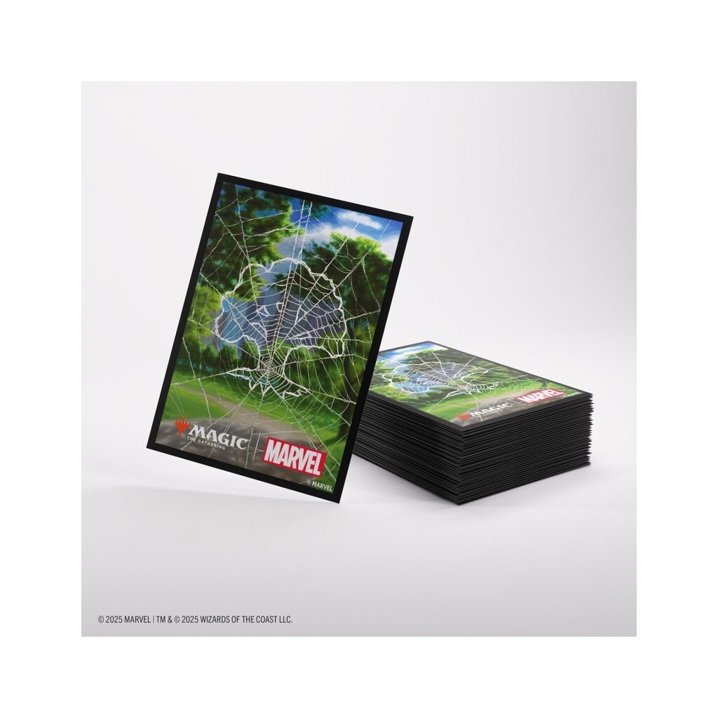 Forest - Marvel's Spider Man - Art Sleeves - 105 stk - plastiklommer - Magic the Gathering - Gamegenic