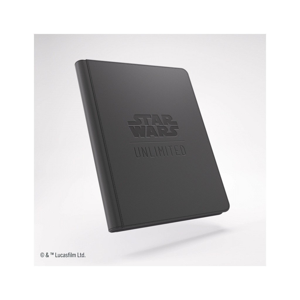 Zip-Up Album 18-Pocket - Black - Star Wars Unlimited - GameGenic