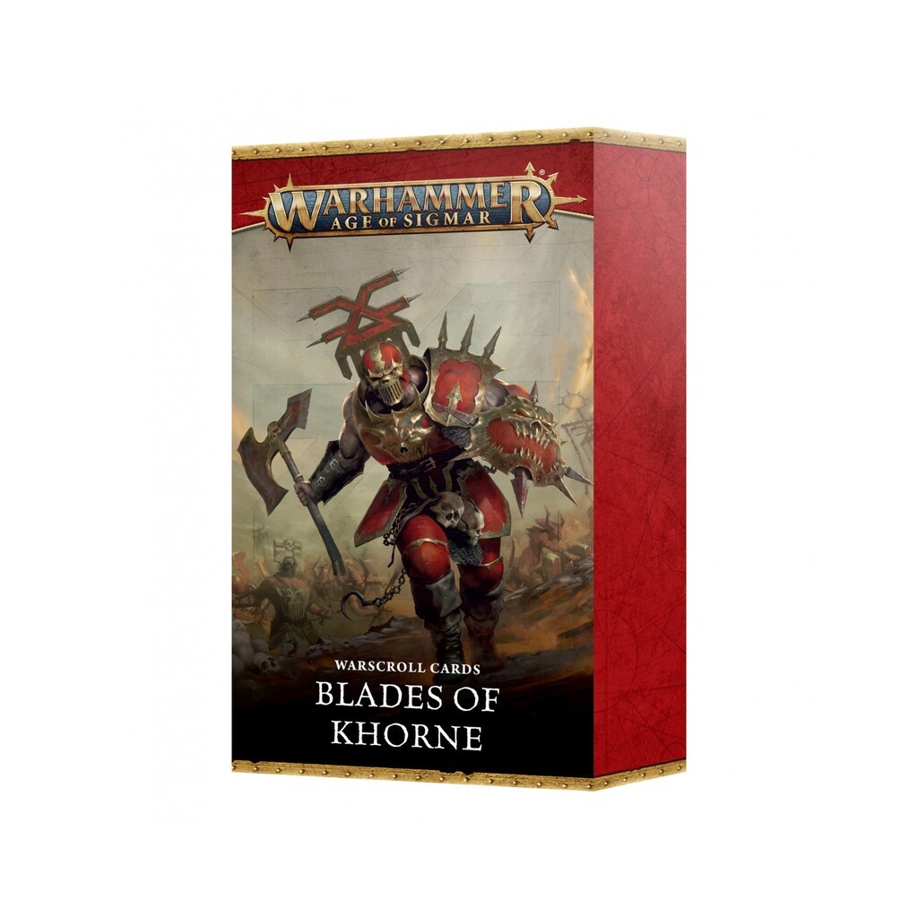 Warscroll Cards - Blades of Khorne - Warhammer - Age of Sigmar - Games Workshop