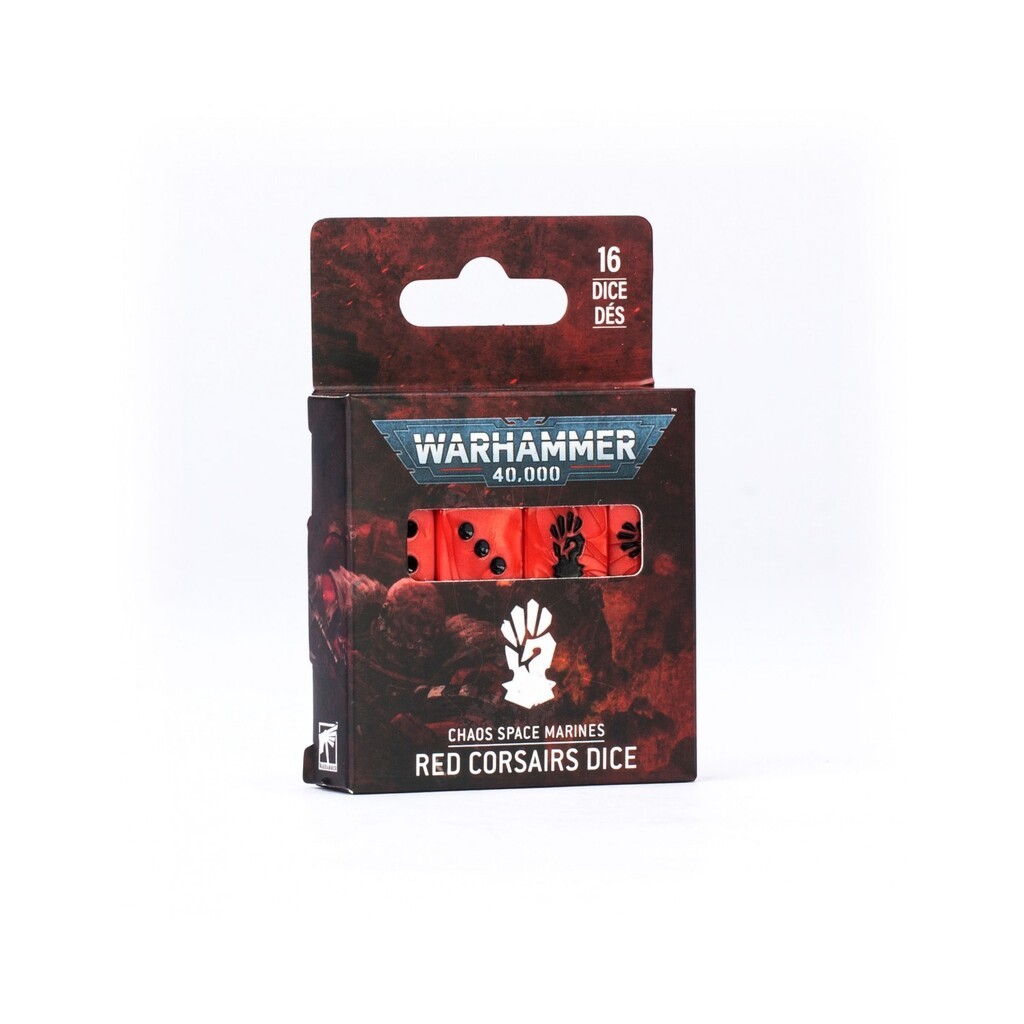 Dice - Red Corsairs - Chaos Space Marines - Warhammer - Games Workshop