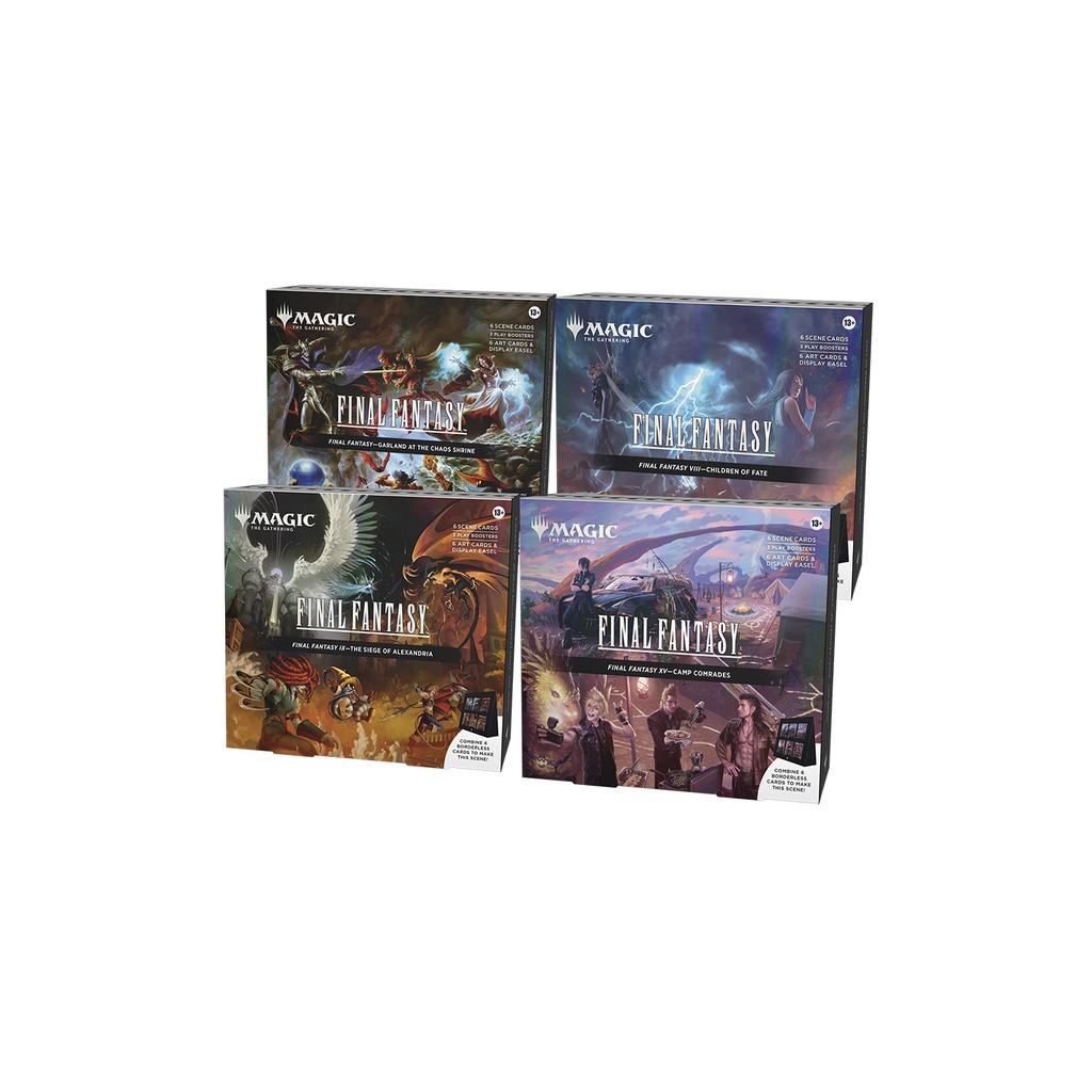 Alle 4 Scene Boxe - Final Fantasy Holiday - Magic the Gathering