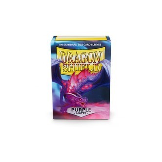 Matte Dragon Shield - 100 stk - Plastiklommer - Sleeves
