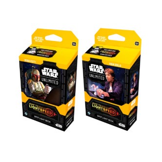 Begge Spotlight Decks - Jump to Lightspeed - Star Wars Unlimited