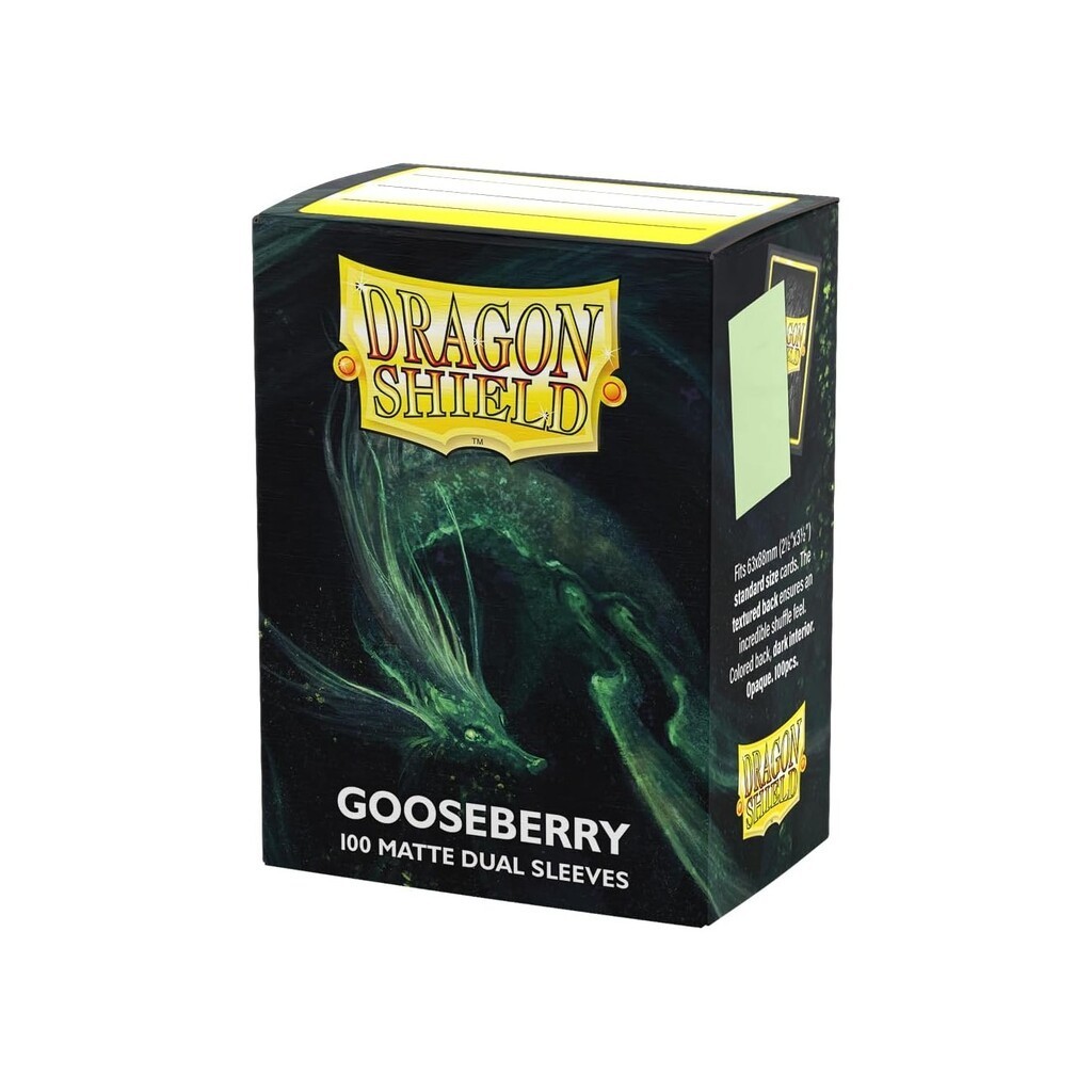 Dual Matte Dragon Shield - 100 stk. - Plastiklommer - Sleeves
