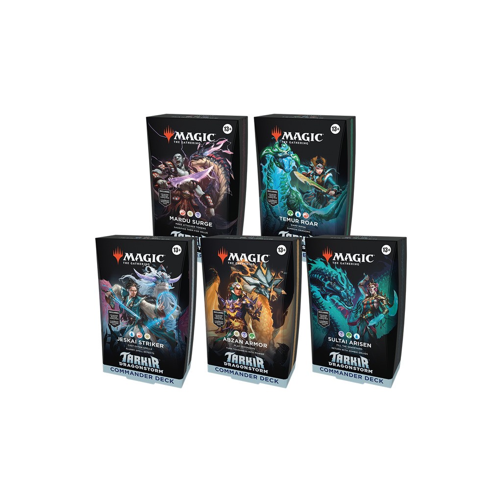 Alle 5 - Tarkir: Dragonstorm Commander Deck - Magic the Gathering